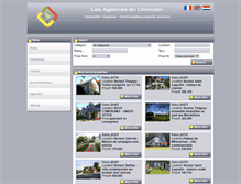 Tablet Screenshot of lesagencesdulimousin.com